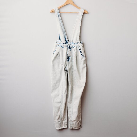 Retrofete Pants - RETROFETE Denim Monet Jumpsuit Overalls Coveralls M Acid Wash V Neck